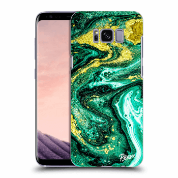 Szilikon tok erre a típusra Samsung Galaxy S8 G950F - Green Gold