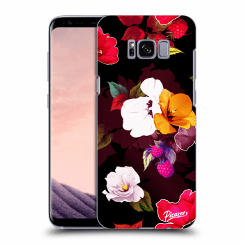 Picasee átlátszó szilikon tok az alábbi mobiltelefonokra Samsung Galaxy S8 G950F - Flowers and Berries