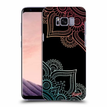 Szilikon tok erre a típusra Samsung Galaxy S8 G950F - Flowers pattern