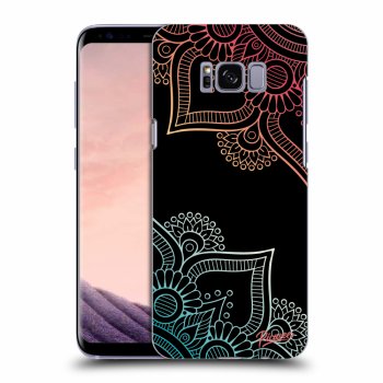 Szilikon tok erre a típusra Samsung Galaxy S8 G950F - Flowers pattern