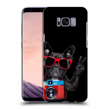 Szilikon tok erre a típusra Samsung Galaxy S8 G950F - French Bulldog