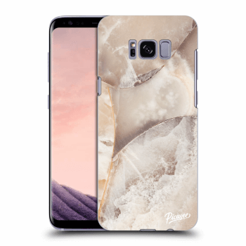 Szilikon tok erre a típusra Samsung Galaxy S8 G950F - Cream marble