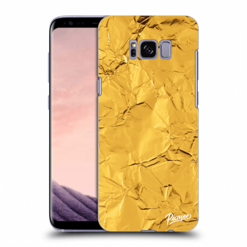 Picasee átlátszó szilikon tok az alábbi mobiltelefonokra Samsung Galaxy S8 G950F - Gold