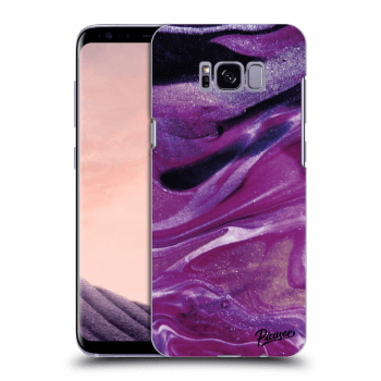 Szilikon tok erre a típusra Samsung Galaxy S8 G950F - Purple glitter