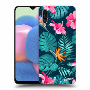 Tok az alábbi mobiltelefonokra Samsung Galaxy A30s A307F - Pink Monstera