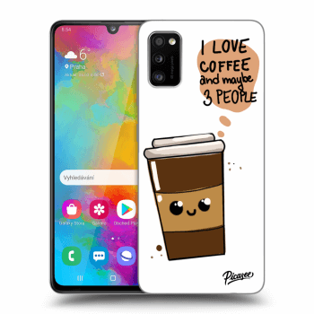 Tok az alábbi mobiltelefonokra Samsung Galaxy A41 A415F - Cute coffee