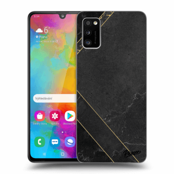 Szilikon tok erre a típusra Samsung Galaxy A41 A415F - Black tile