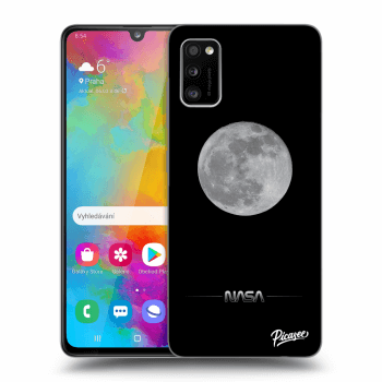 Picasee fekete szilikon tok az alábbi mobiltelefonokra Samsung Galaxy A41 A415F - Moon Minimal