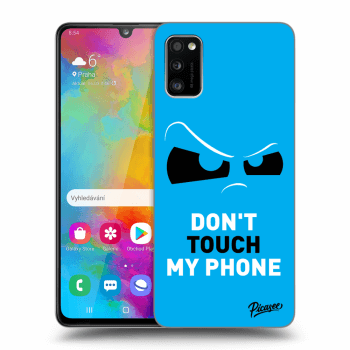 Szilikon tok erre a típusra Samsung Galaxy A41 A415F - Cloudy Eye - Blue