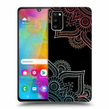 Szilikon tok erre a típusra Samsung Galaxy A41 A415F - Flowers pattern