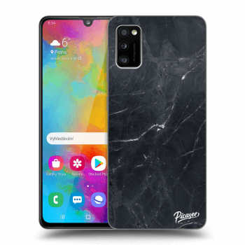 Szilikon tok erre a típusra Samsung Galaxy A41 A415F - Black marble