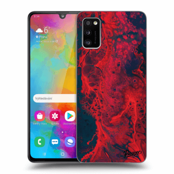 Szilikon tok erre a típusra Samsung Galaxy A41 A415F - Organic red