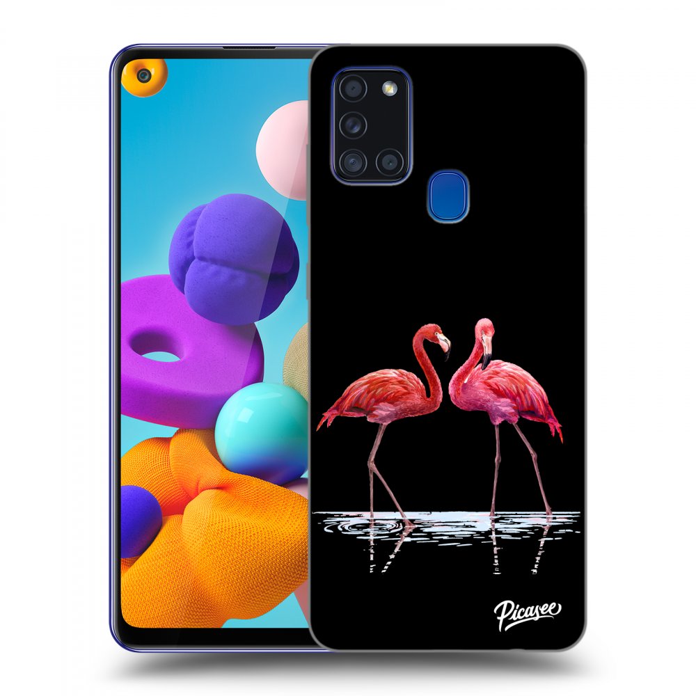 Picasee ULTIMATE CASE Samsung Galaxy A21s - készülékre - Flamingos couple