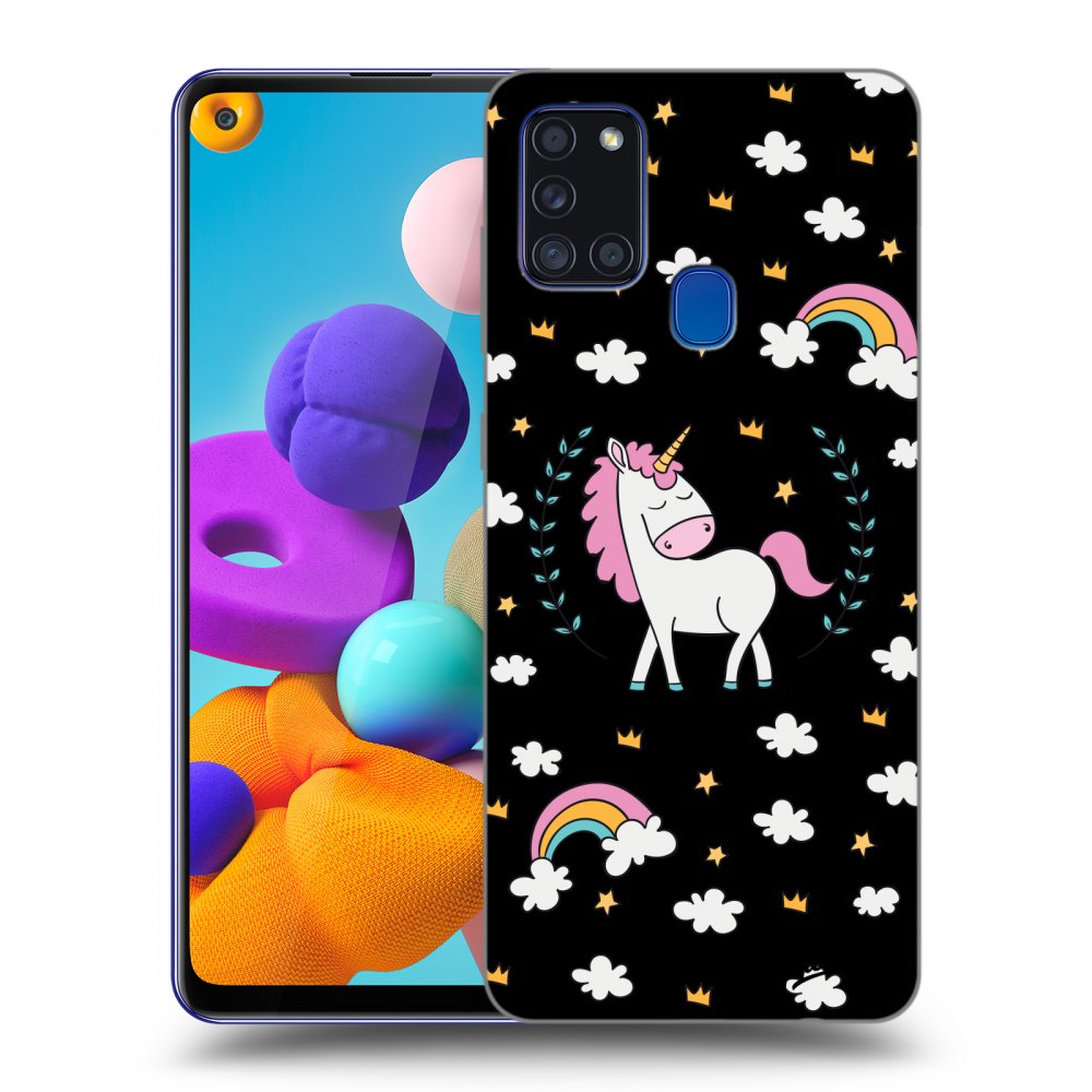 Picasee ULTIMATE CASE Samsung Galaxy A21s - készülékre - Unicorn star heaven