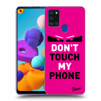 Szilikon tok erre a típusra Samsung Galaxy A21s - Shadow Eye - Pink