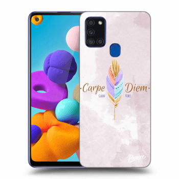 Szilikon tok erre a típusra Samsung Galaxy A21s - Carpe Diem