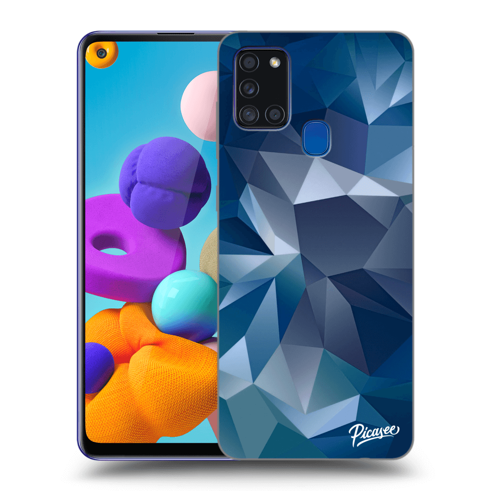 Picasee fekete szilikon tok az alábbi mobiltelefonokra Samsung Galaxy A21s - Wallpaper