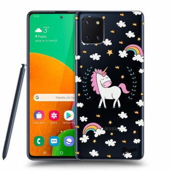 Picasee átlátszó szilikon tok az alábbi mobiltelefonokra Samsung Galaxy Note 10 Lite N770F - Unicorn star heaven