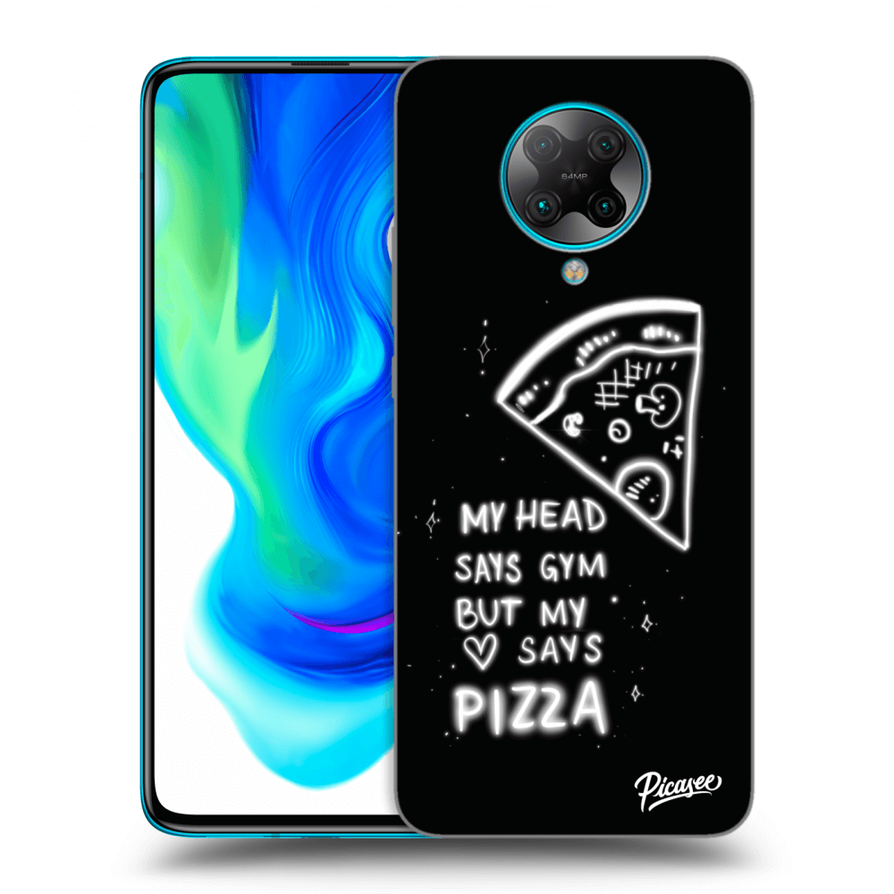 Picasee átlátszó szilikon tok az alábbi mobiltelefonokra Xiaomi Poco F2 Pro - Pizza