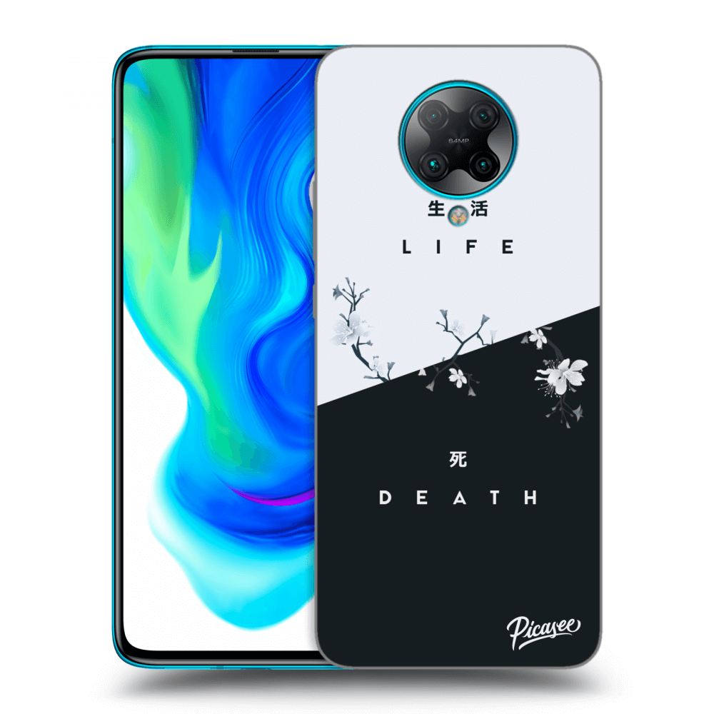 Picasee fekete szilikon tok az alábbi mobiltelefonokra Xiaomi Poco F2 Pro - Life - Death