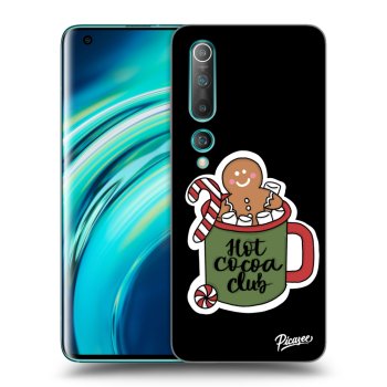 Picasee fekete szilikon tok az alábbi mobiltelefonokra Xiaomi Mi 10 - Hot Cocoa Club