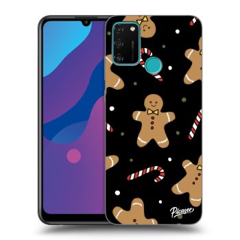Picasee fekete szilikon tok az alábbi mobiltelefonokra Honor 9A - Gingerbread