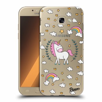 Picasee műanyag átlátszó tok az alábbi mobiltelefonokra Samsung Galaxy A5 2017 A520F - Unicorn star heaven