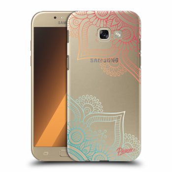 Picasee műanyag átlátszó tok az alábbi mobiltelefonokra Samsung Galaxy A5 2017 A520F - Flowers pattern