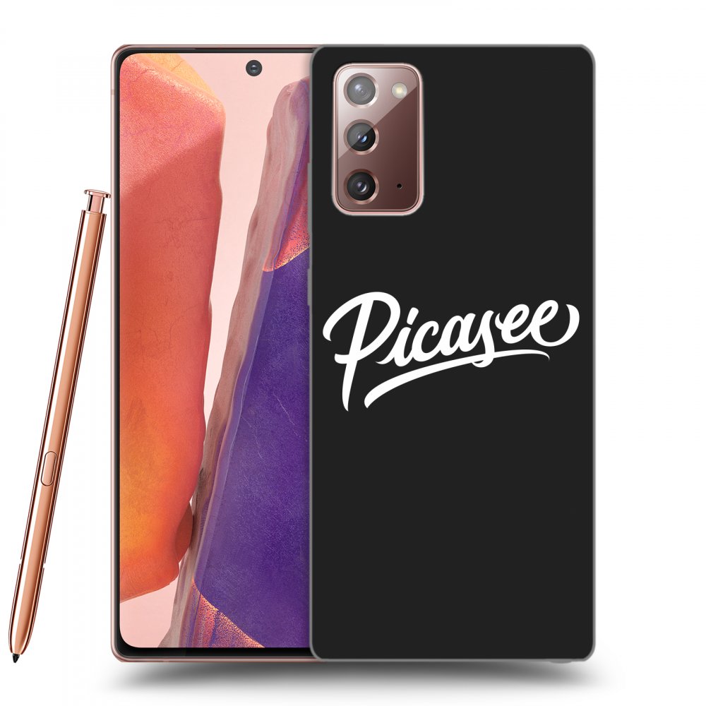 Picasee fekete szilikon tok az alábbi mobiltelefonokra Samsung Galaxy Note 20 - Picasee - White