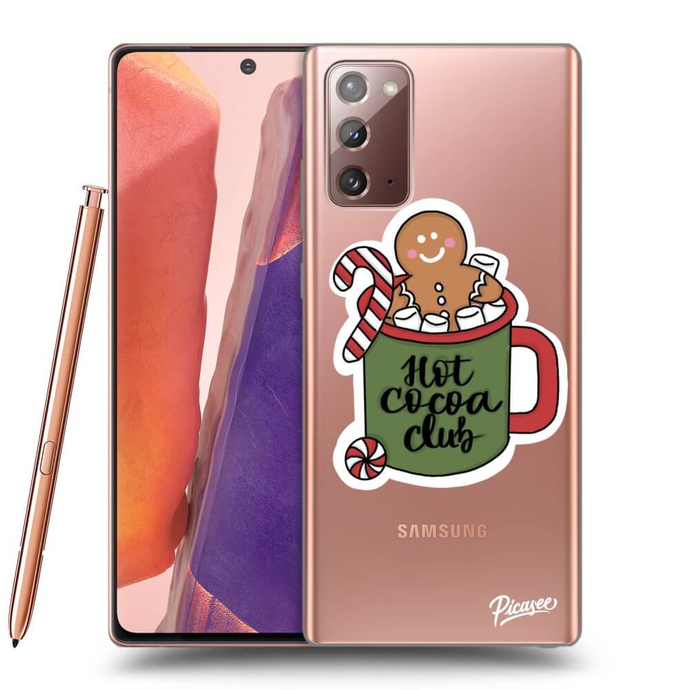 Picasee átlátszó szilikon tok az alábbi mobiltelefonokra Samsung Galaxy Note 20 - Hot Cocoa Club