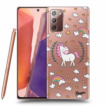 Picasee átlátszó szilikon tok az alábbi mobiltelefonokra Samsung Galaxy Note 20 - Unicorn star heaven