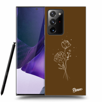 Picasee ULTIMATE CASE Samsung Galaxy Note 20 Ultra - készülékre - Brown flowers