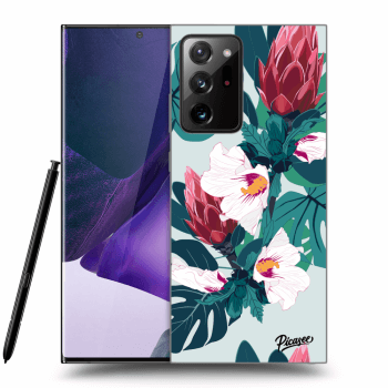 Picasee átlátszó szilikon tok az alábbi mobiltelefonokra Samsung Galaxy Note 20 Ultra - Rhododendron