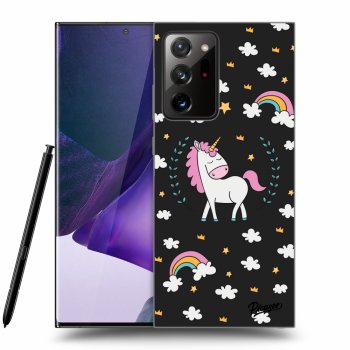 Picasee fekete szilikon tok az alábbi mobiltelefonokra Samsung Galaxy Note 20 Ultra - Unicorn star heaven