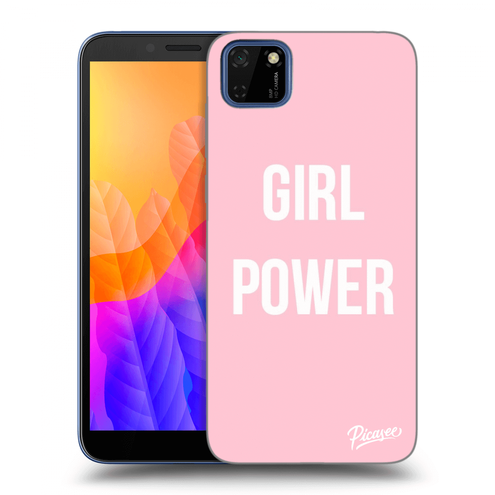 Picasee átlátszó szilikon tok az alábbi mobiltelefonokra Huawei Y5P - Girl power