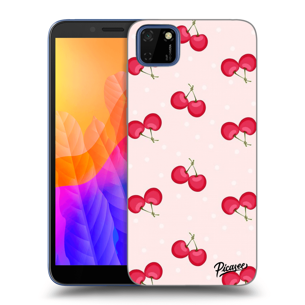 Picasee átlátszó szilikon tok az alábbi mobiltelefonokra Huawei Y5P - Cherries