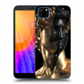 Picasee fekete szilikon tok az alábbi mobiltelefonokra Huawei Y5P - Wildfire - Gold