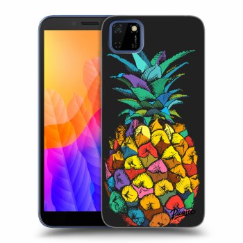 Picasee fekete szilikon tok az alábbi mobiltelefonokra Huawei Y5P - Pineapple