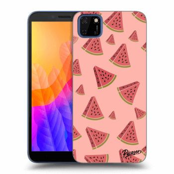Picasee fekete szilikon tok az alábbi mobiltelefonokra Huawei Y5P - Watermelon
