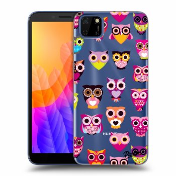 Picasee átlátszó szilikon tok az alábbi mobiltelefonokra Huawei Y5P - Owls
