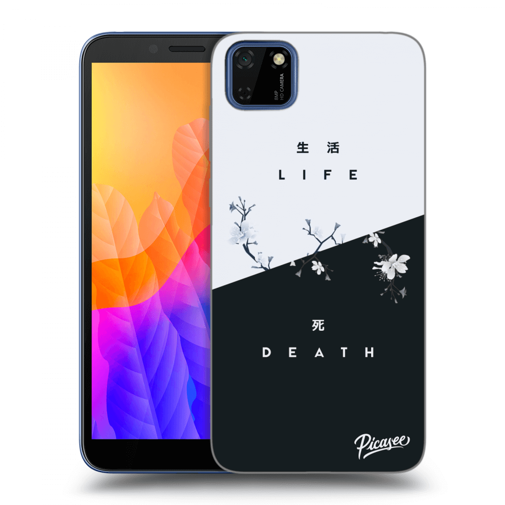 Picasee fekete szilikon tok az alábbi mobiltelefonokra Huawei Y5P - Life - Death