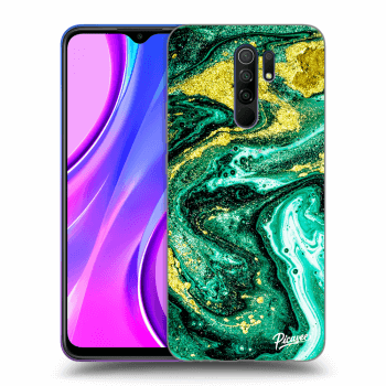 Szilikon tok erre a típusra Xiaomi Redmi 9 - Green Gold