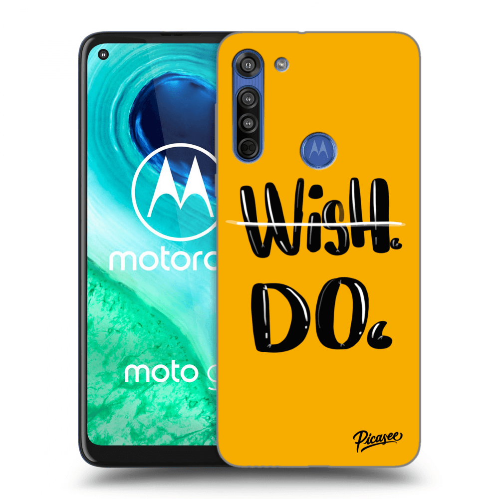 Picasee átlátszó szilikon tok az alábbi mobiltelefonokra Motorola Moto G8 - Wish Do