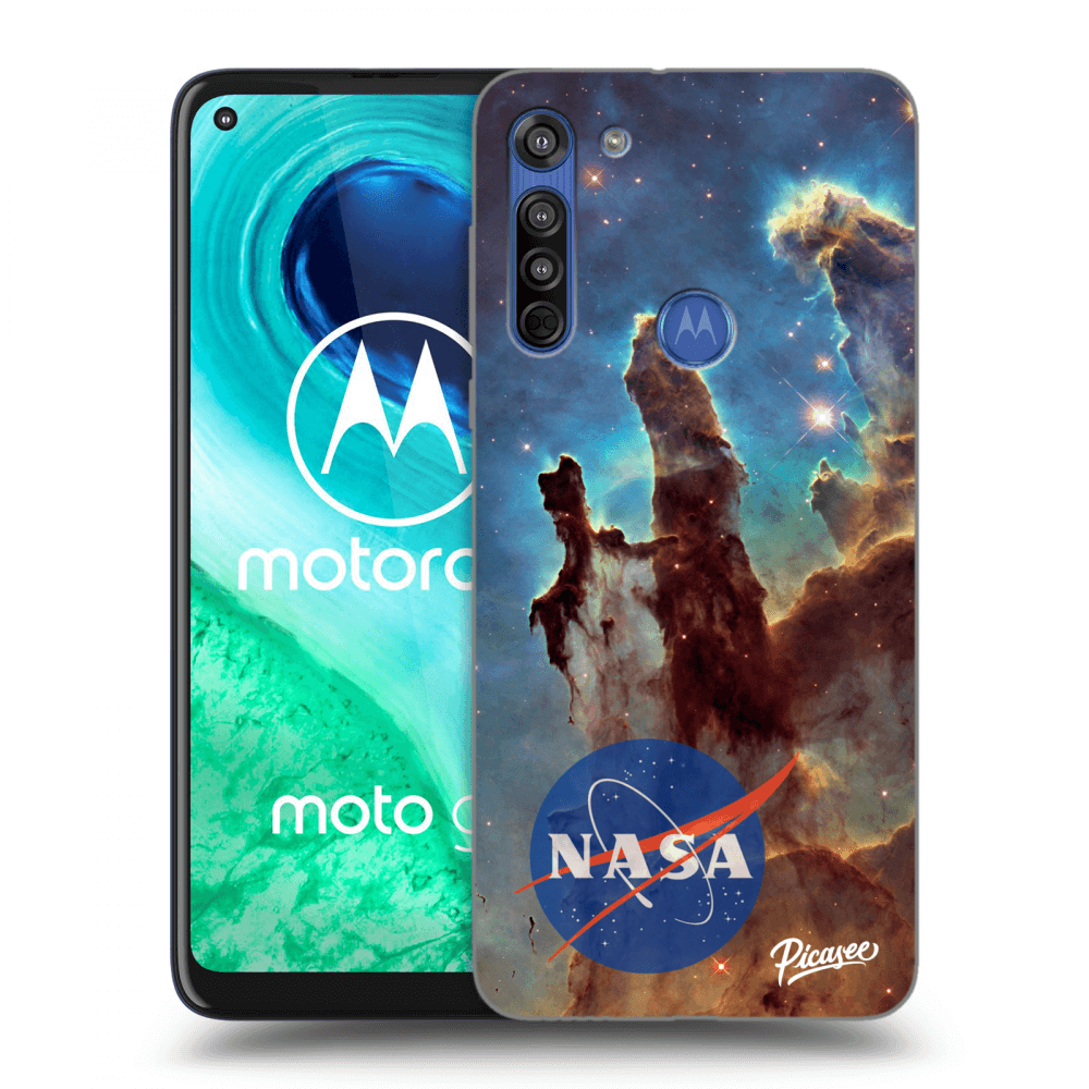 Picasee átlátszó szilikon tok az alábbi mobiltelefonokra Motorola Moto G8 - Eagle Nebula