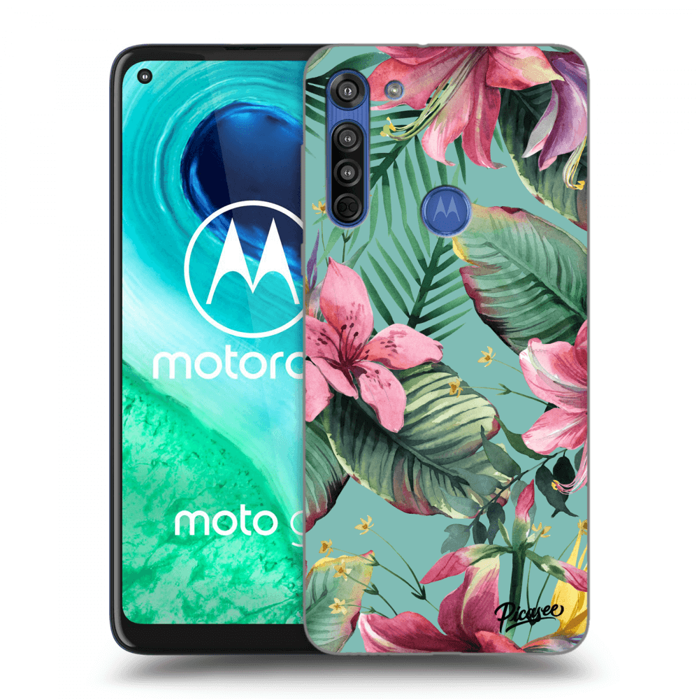 Picasee fekete szilikon tok az alábbi mobiltelefonokra Motorola Moto G8 - Hawaii