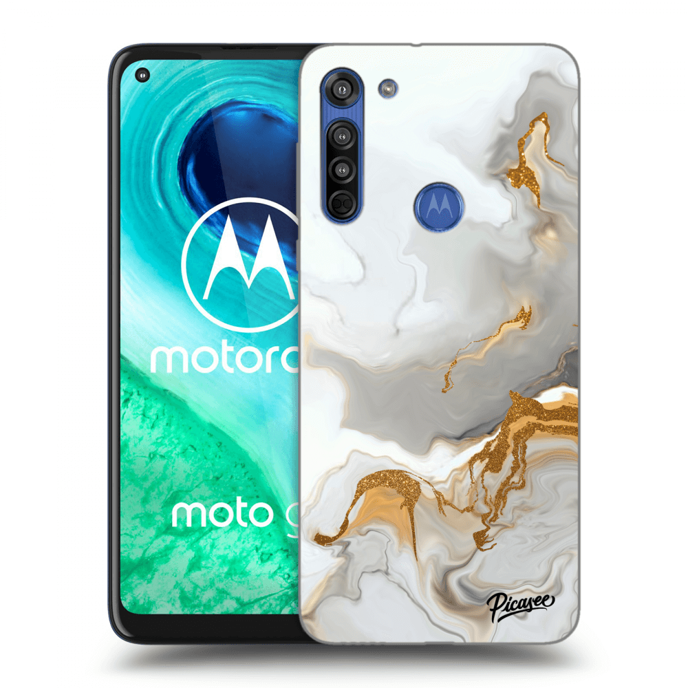 Picasee átlátszó szilikon tok az alábbi mobiltelefonokra Motorola Moto G8 - Her