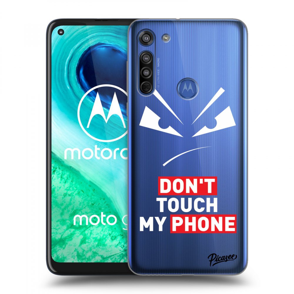 Picasee átlátszó szilikon tok az alábbi mobiltelefonokra Motorola Moto G8 - Evil Eye - Transparent