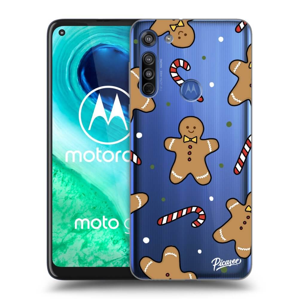 Picasee átlátszó szilikon tok az alábbi mobiltelefonokra Motorola Moto G8 - Gingerbread