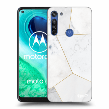 Tok az alábbi mobiltelefonokra Motorola Moto G8 - White tile