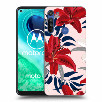 Tok az alábbi mobiltelefonokra Motorola Moto G8 - Red Lily